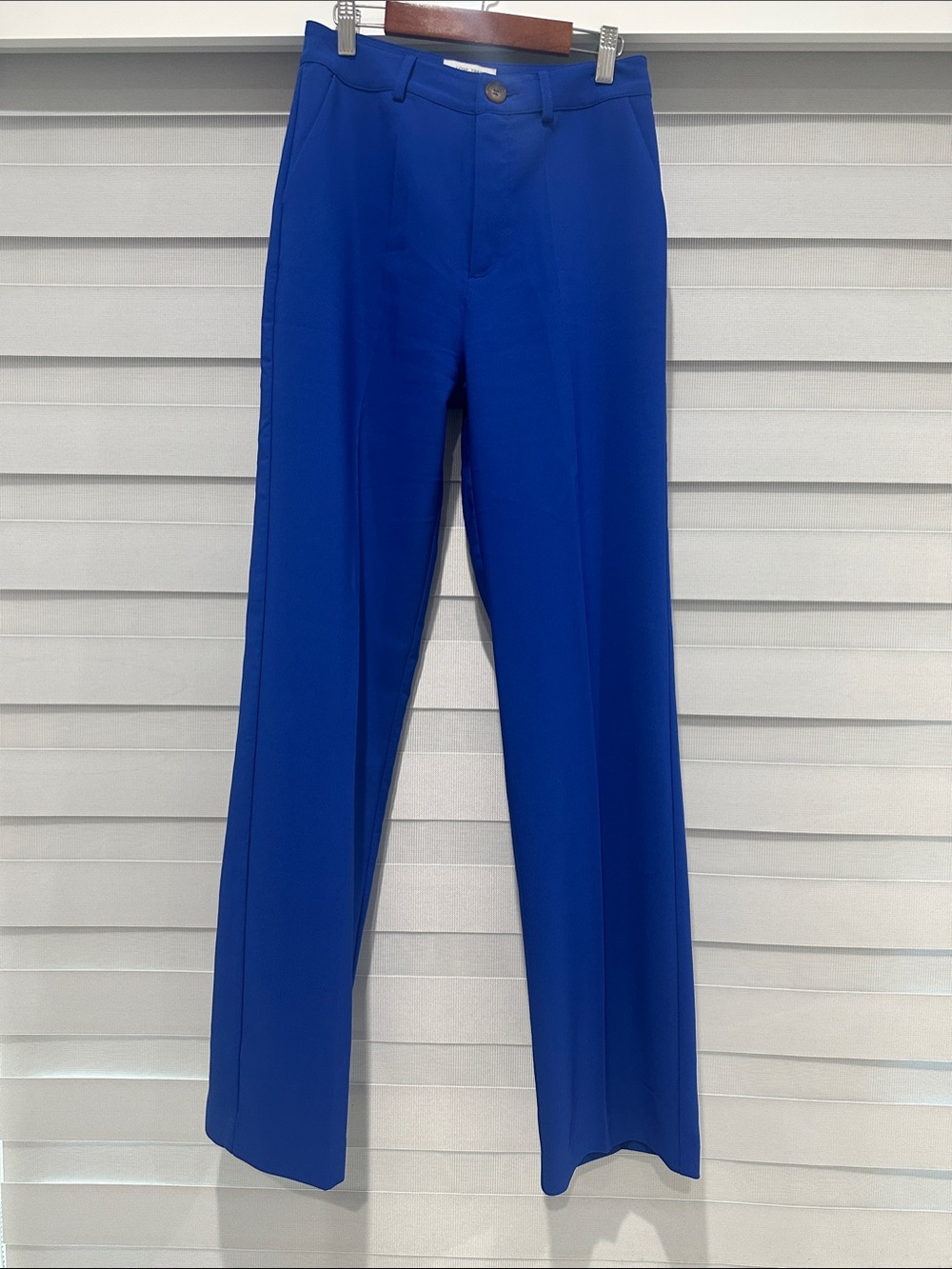 Love Tree Straight-Leg Pants in Royal Blue